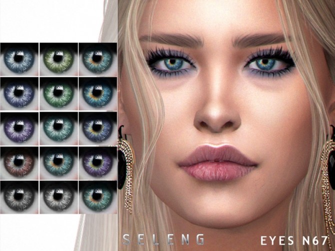 Sims 4 Eyes N67 by Seleng at TSR