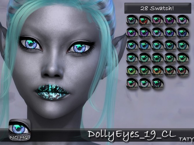 Sims 4 Dolly Eyes 19 CL by tatygagg at TSR