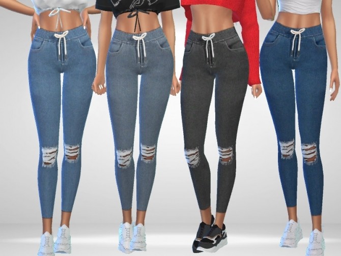 Sims 4 Billie Jeggings by Puresim at TSR