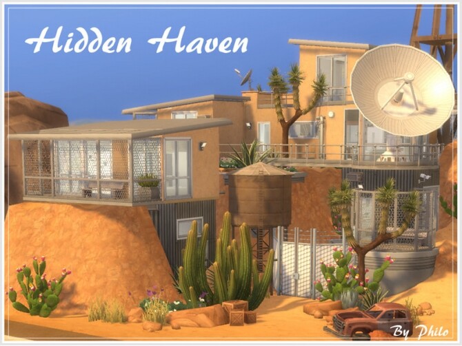 Sims 4 Hidden Haven house by philo at TSR