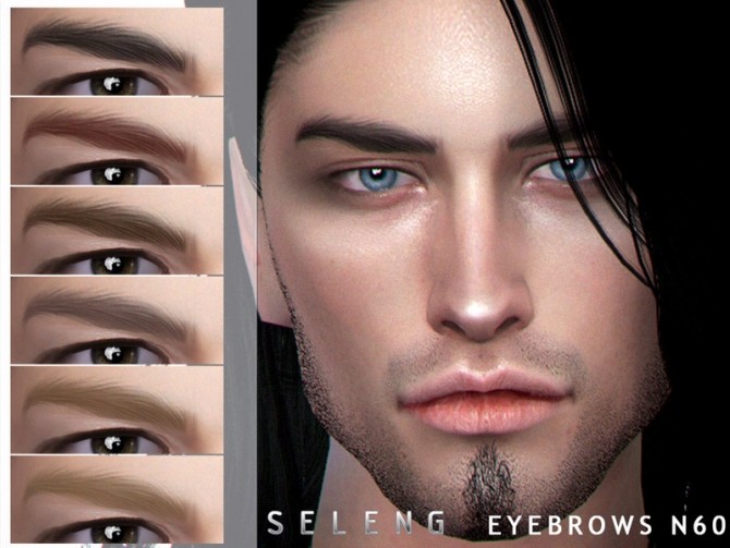 Sims 4 Eyebrows N60 by Seleng at TSR