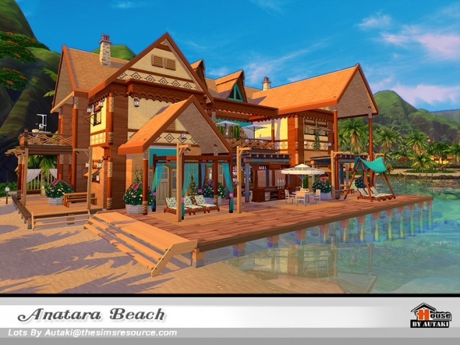 Sims 4 Anatara Beach by autaki at TSR