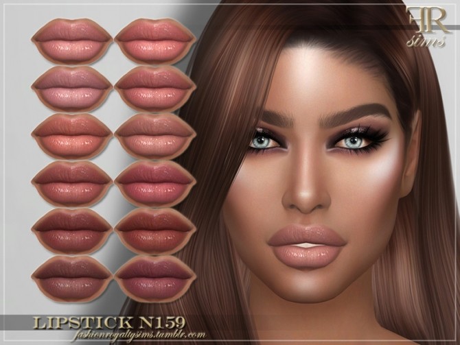 Sims 4 FRS Lipstick N159 by FashionRoyaltySims at TSR