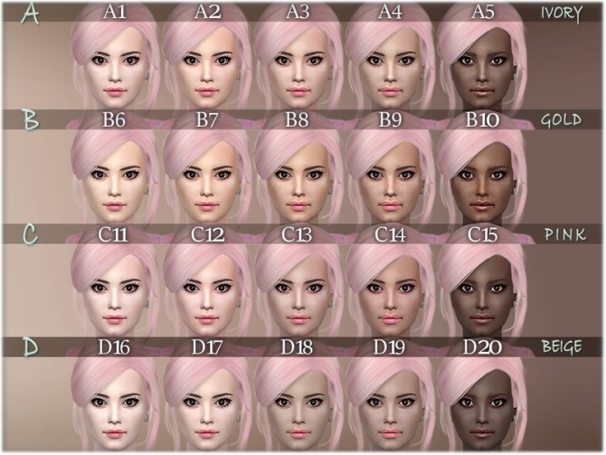 Sims 4 Yennefer facemask by BAkalia at TSR