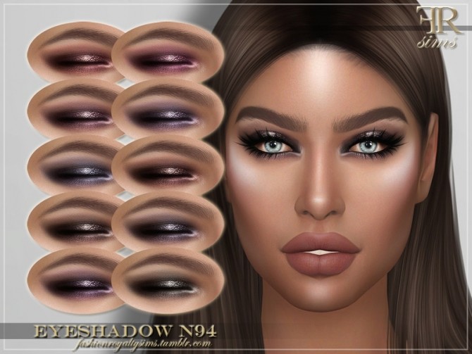 Sims 4 FRS Eyeshadow N94 by FashionRoyaltySims at TSR