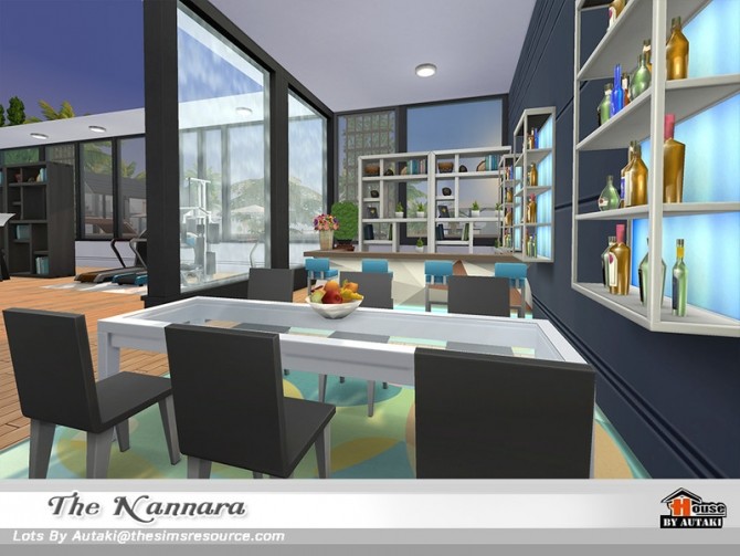 Sims 4 The Nannara house NoCC by autaki at TSR