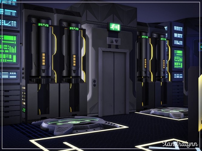 Sims 4 Destroyer interstellar spacecraft by Xandralynn at TSR