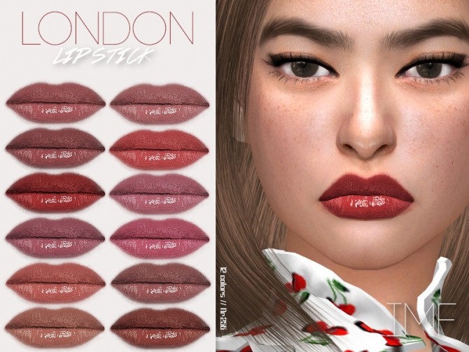 Sims 4 IMF London Lipstick N.256 by IzzieMcFire at TSR