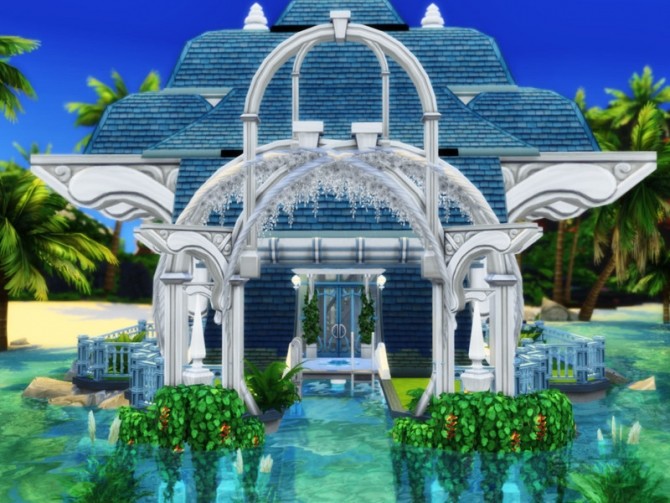 Sims 4 The Shell house by VirtualFairytales at TSR