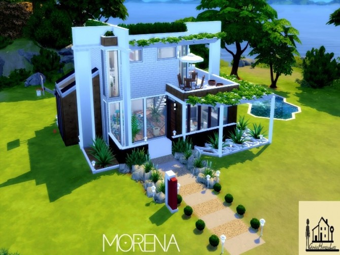 Sims 4 Morena house by GenkaiHaretsu at TSR