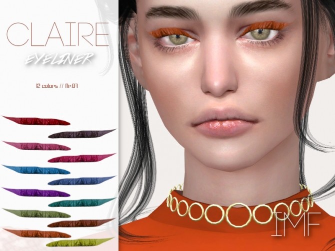 Sims 4 IMF Claire Eyeliner N.87 by IzzieMcFire at TSR