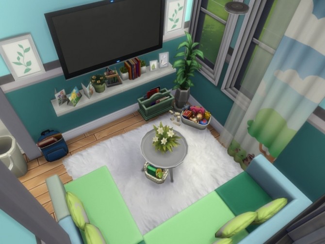 Sims 4 Micro Single Mom Home by FancyPantsGeneral112 at TSR