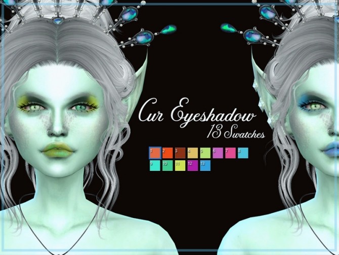 Sims 4 Cur Eyeshadow by Reevaly at TSR