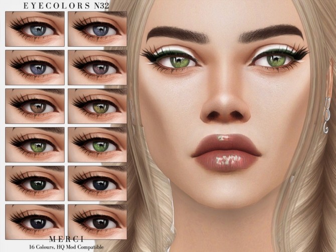Sims 4 Eyecolors N32 by Merci at TSR