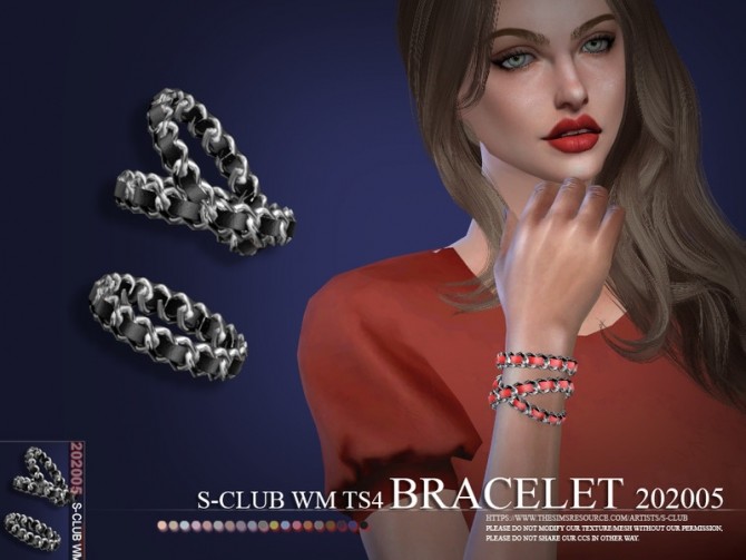 Sims 4 Bracelet 202005 by S Club WM at TSR