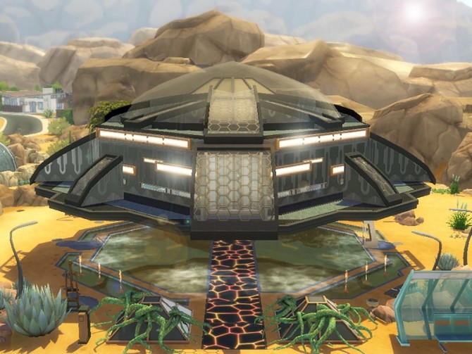 Sims 4 They landed alien ship by dasie2 at TSR
