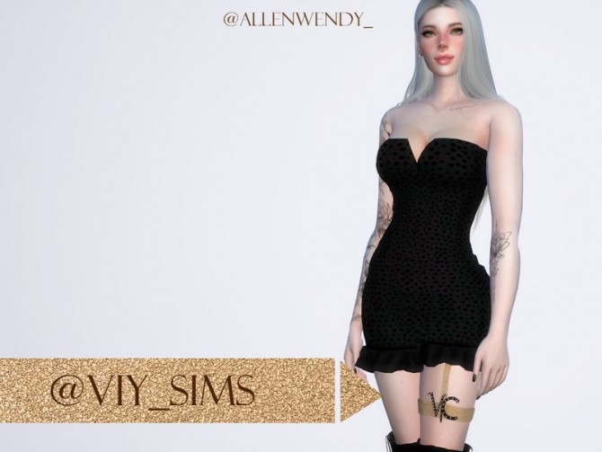 Sims 4 DRESS A20 II by Viy Sims at TSR