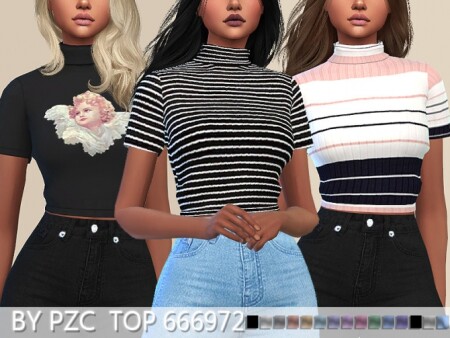 PZC Top 666972 by Pinkzombiecupcakes at TSR