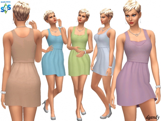 Dress 20200405 By Dgandy At Tsr Sims 4 Updates