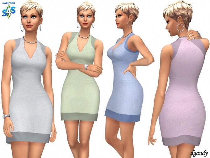 Sims 4 Dress 20200403 by dgandy at TSR