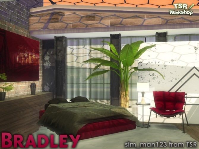 Sims 4 Bradley Bedroom by sim man123 at TSR