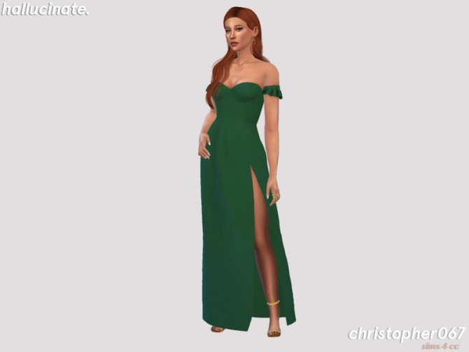 Sims 4 Hallucinate Dress by Christopher067 at TSR