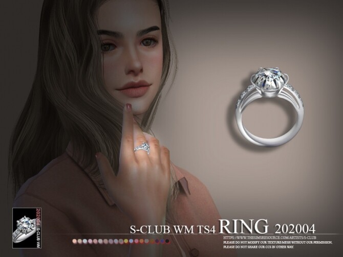 Sims 4 RINGS 202004 by S Club WM at TSR