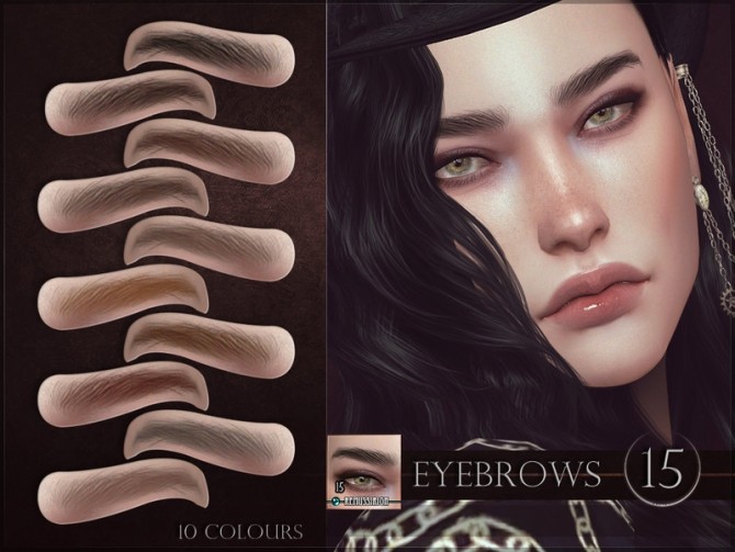 Sims 4 Eyebrows 15 by RemusSirion at TSR