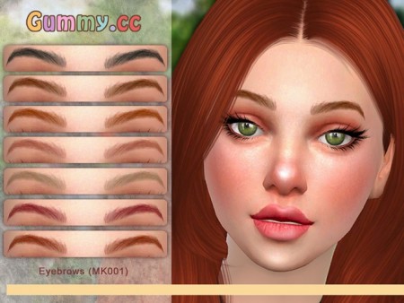 Eyebrows MK001 by Gummy.cc at TSR