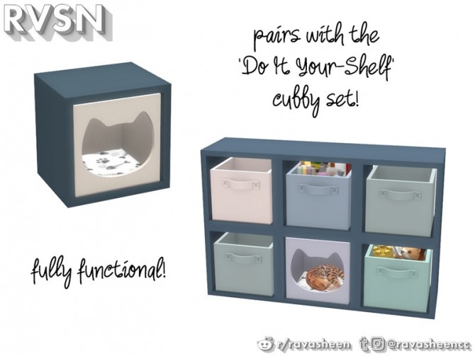 Sims 4 Meow dern Cat Set by RAVASHEEN at TSR