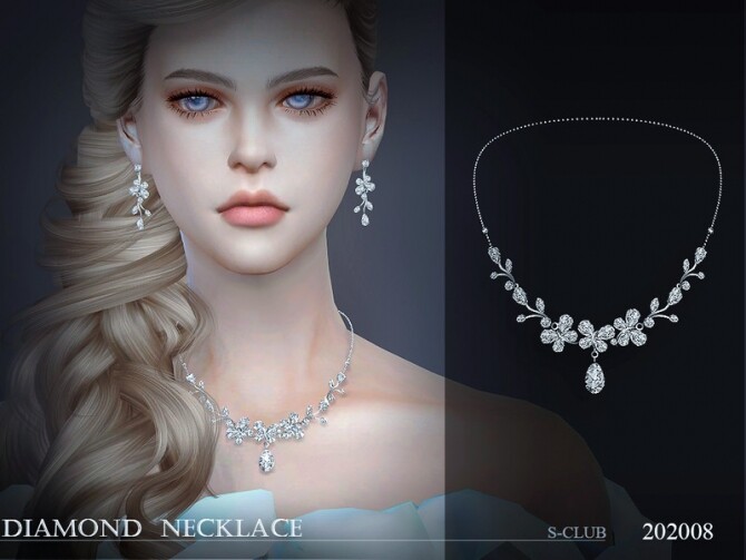 Sims 4 Necklace 202008 by S Club LL at TSR