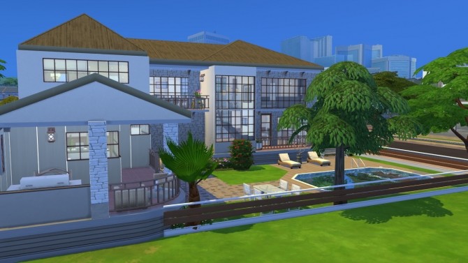 Sims 4 Big Fancy House by xperimental.sim at Mod The Sims