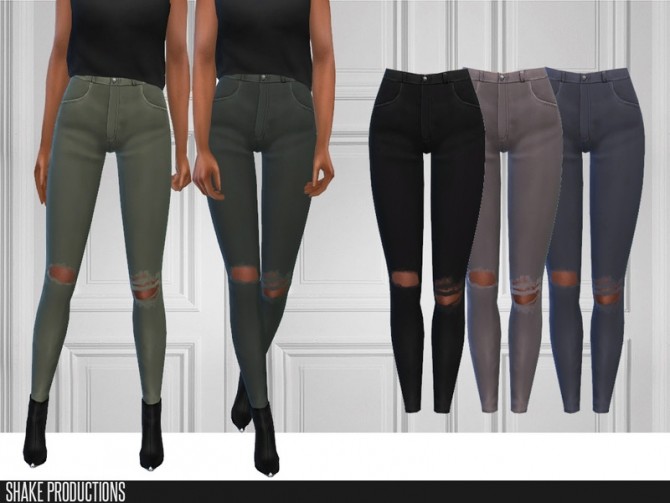 Sims 4 420 Jeans by ShakeProductions at TSR