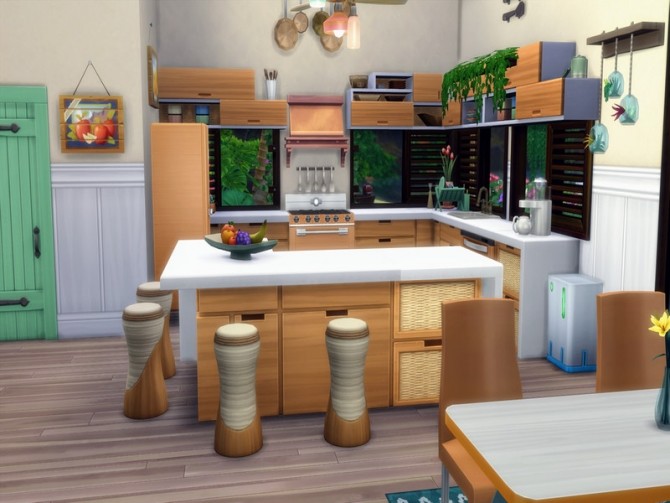 Sims 4 Tiny Getaway house by LJaneP6 at TSR