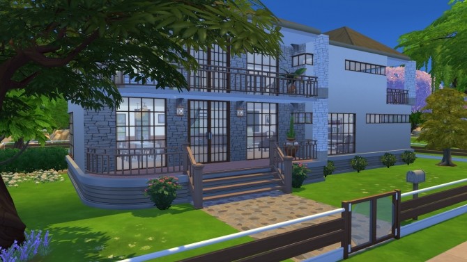 Sims 4 Big Fancy House by xperimental.sim at Mod The Sims
