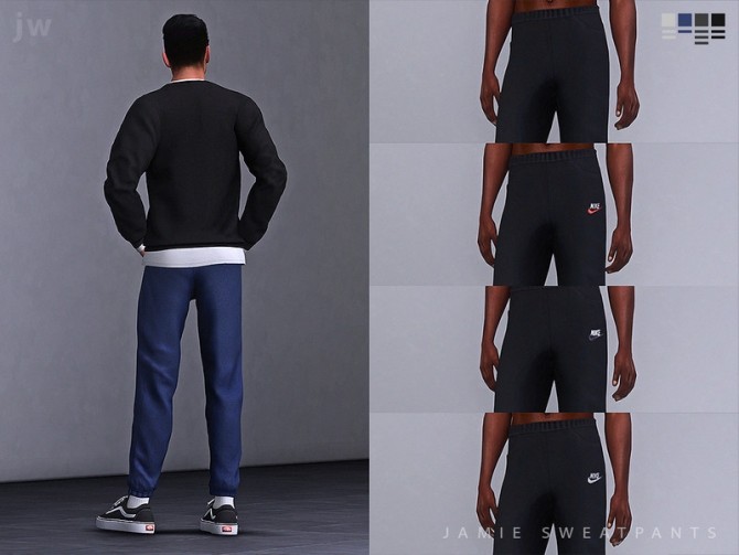 Sims 4 Jamie sweatpants by jwofles sims at TSR