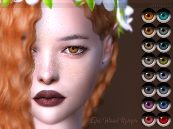 Sims 4 Wood Nymph eyes by ANGISSI at TSR