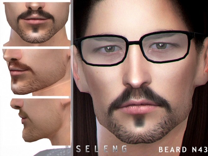 Sims 4 Beard N43 by Seleng at TSR