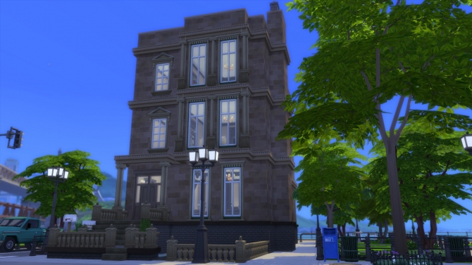 The Brownstone - Elementary house by Emyclarinet at Mod The Sims » Sims ...