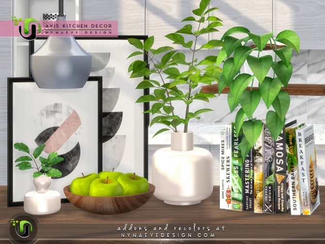 Sims 4 Avis Decor by NynaeveDesign at TSR