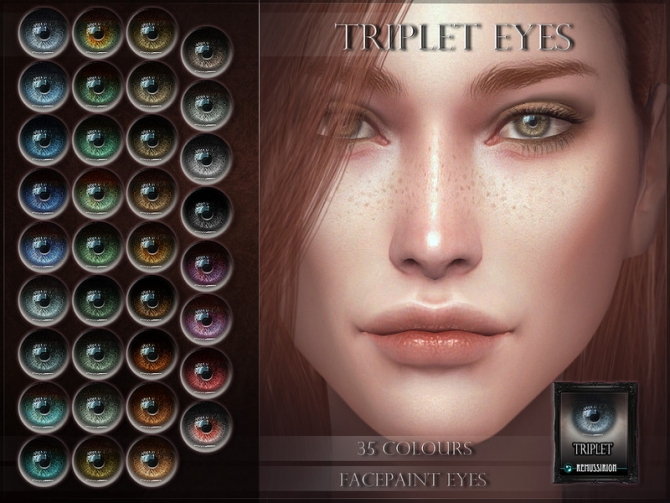 Triplet Eyes By Remussirion At Tsr Sims 4 Updates