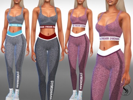 Female Full Gym Outfits by Saliwa at TSR » Sims 4 Updates