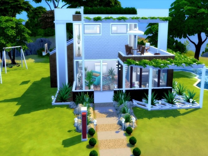 Sims 4 Morena house by GenkaiHaretsu at TSR