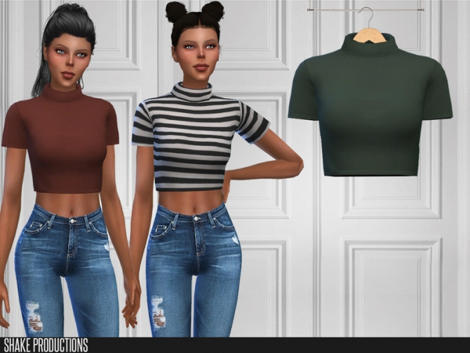 421 Top by ShakeProductions at TSR » Sims 4 Updates