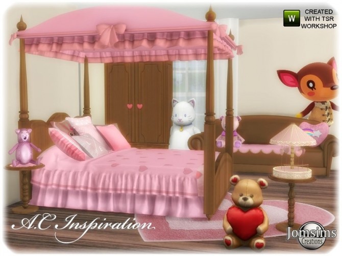 Sims 4 AC inspiration set Bedroom by jomsims at TSR