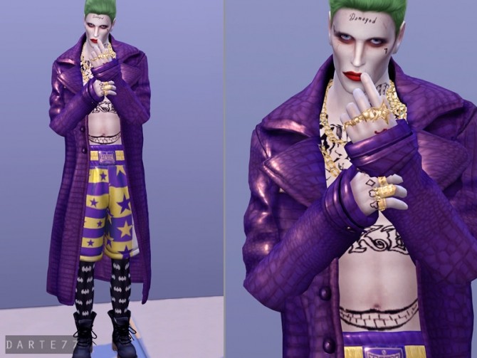 Sims 4 The Joker Outfit by Darte77 at TSR