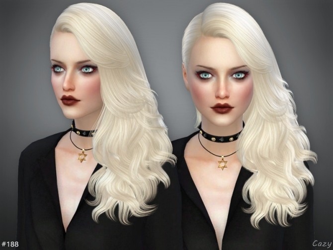 Sims 4 Female Hairstyle #188 by Cazy at TSR