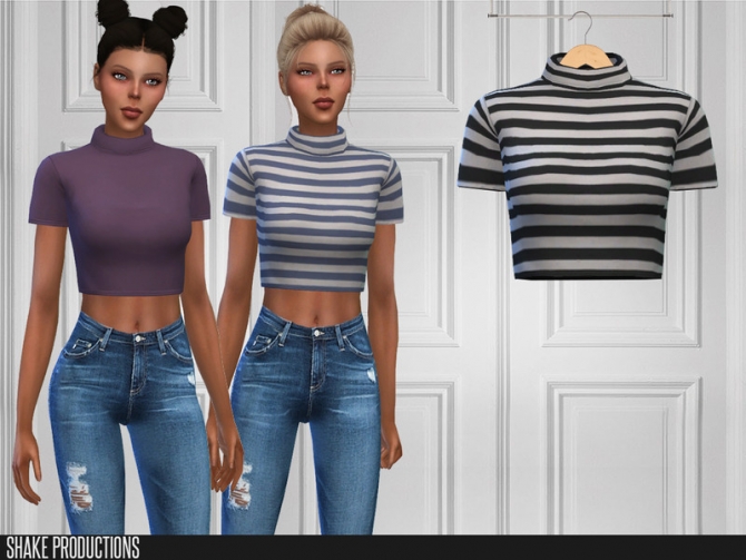 421 Top by ShakeProductions at TSR » Sims 4 Updates