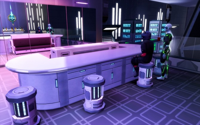Sims 4 From a Far Galaxy stuff pack by Stanislav at Mod The Sims