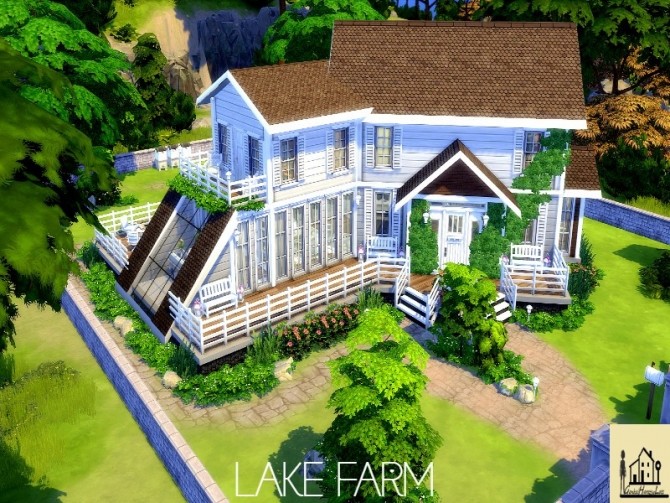 Sims 4 Lake Farm by GenkaiHaretsu at TSR